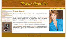Tablet Screenshot of francegauthier.com